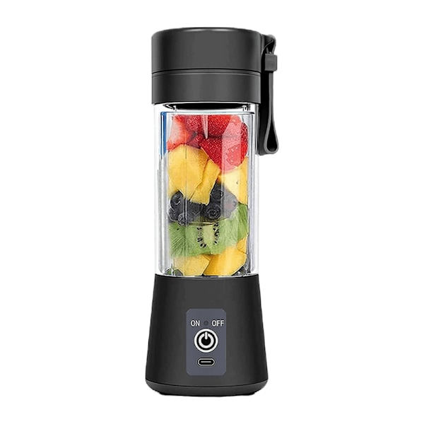 Högkvalitativ Trådlös Mixer / Blender 380 ml Svart 1-Pack