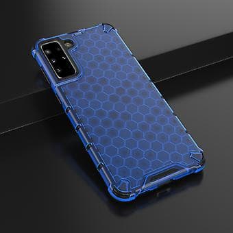 Honeycomb PC+TPU-cover til Samsung Galaxy S21+ 5G Blue