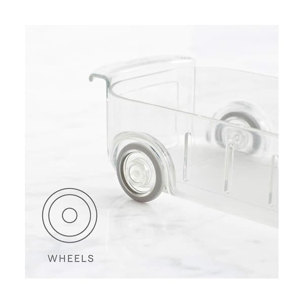 2-pack Kylskåpslåda Förvaringsbox Kök Frysfack Förvaringsbox Diverse Förvaringsbox (Transparent)