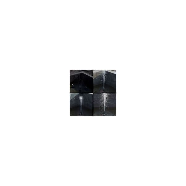 Børsteløs solcellevandpumpe til havedam solcellefontæne, vandpumpe med solpanel 9V 2.5W 200L/H.