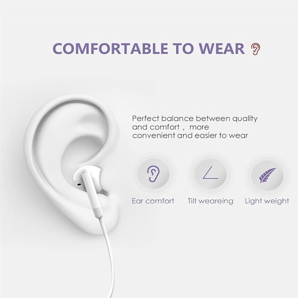 (2-PAKKE) iPhone EarPods Lightning Bluetooth og Kontroll (Kompatibel med 11/12/13/14 PRO MAX)