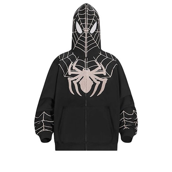 Halloween-hoodies för män 2024, rea, spindelnätsmönstrad hoodie, nyhet 3D-tryckt hoodie #1 #1 XL