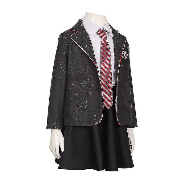 Matilda Cosplay -asu tytöille, koulutyttömekko, univormu, asu, hame, solmio 140cm