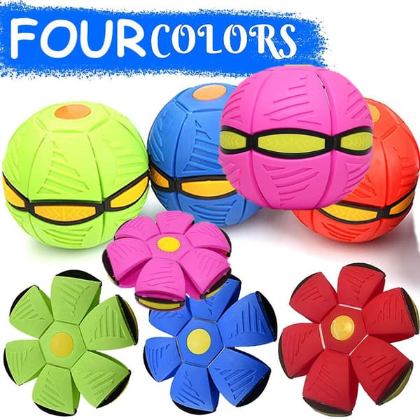 Flygande UFO Platt vattensten Boll grön green No LED Light