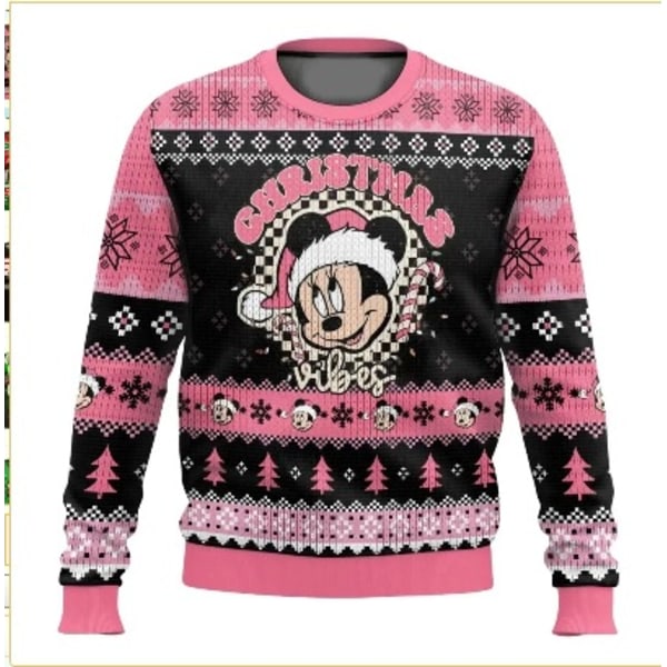 Daisy Duck Stygg Julegenser Pullover Menn 3D Gensere Topper L Daisy Duck