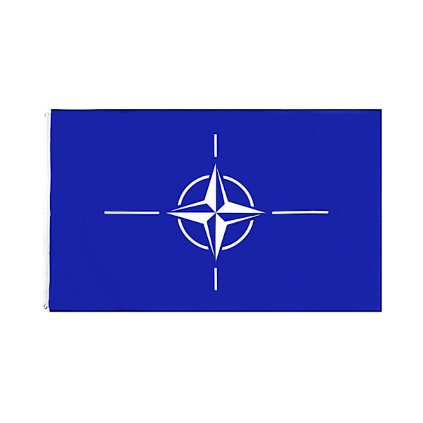 90 * 150 cm Nato-flagga Sverige går med i Nato H