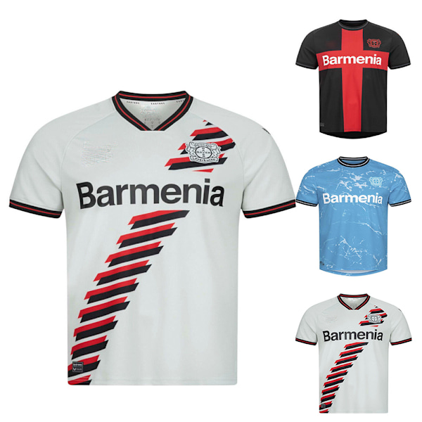 Bayer 04 Leverkusen Drakter 2023/24 Hjemme Borte 3. Drakter Topper Svart Black 2XL