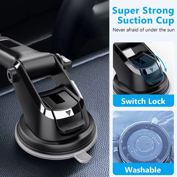 Bil Luftventil Telefonholder Universal 4 til 6,8 Tommer for iPhone Samsung Sony