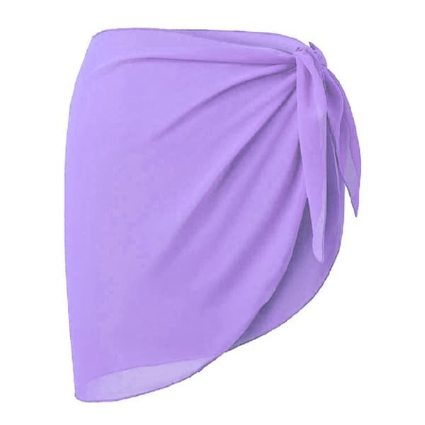 Pack Dam Sarong Bikini Wrap Kjolar Cover-ups för Chiffon Baddräkt
