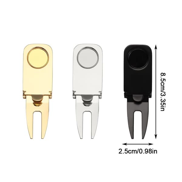 Golf Divot Værktøj Cigar Holder SORT Black