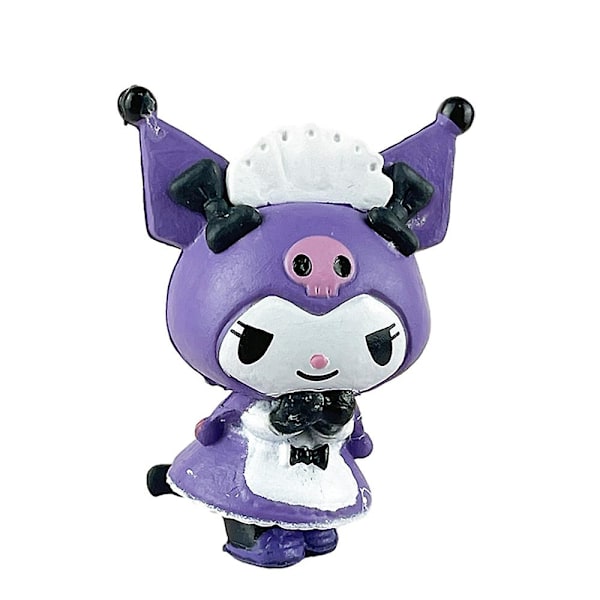 5-pack Sanrio Kuromi My Melody Anime Actionfigurer, PVC-mallinukke Kokoelma, Kakku Koriste Lapset Tytöt Lahjat