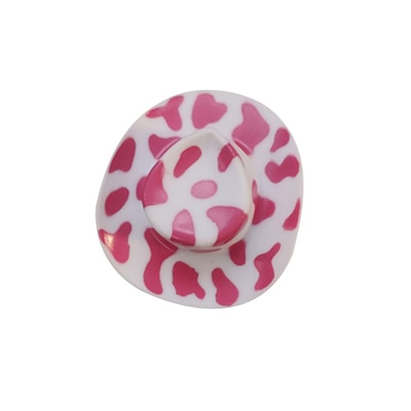 20 KPL Mini Lännenhattuja Polttareihin LEHMÄNKUOSI BX 20 KPL Cowprint Bx 20 pcs Cowprint Bx 20 pcs
