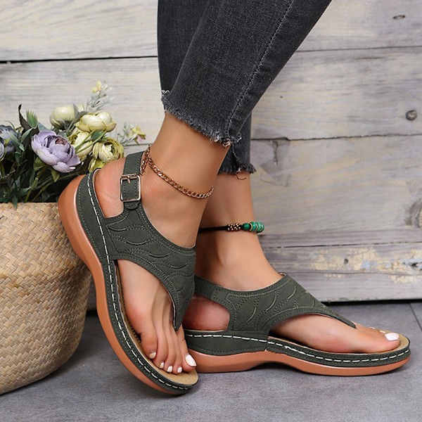Dam Sandaler Mjuk Sula Kilklackar Skor Dam Sommarsandaler Med Blå Blue 43