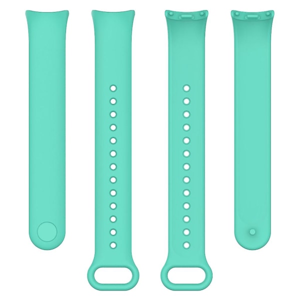 Justerbart silikonarmband för Mi Band 8 Smartwatch Armband Bältesögla White