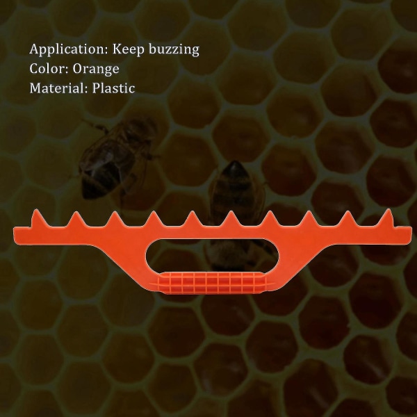 9 Frame Hive Spacer Bee Hive Ramavståndsverktyg Biodlingsutrustning Plast Biodlingstillbehör