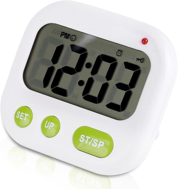 Vibrerande väckarklocka under kudden, digital LCD-väckarklocka med musik/vibration