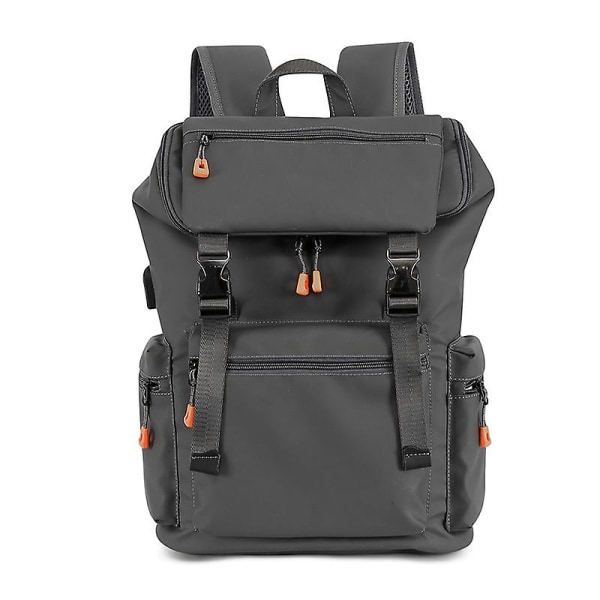 Notebook-ryggsäck Multifunktionell Stöldskyddsvattentät Laptop-ryggsäck för män Dark Grey