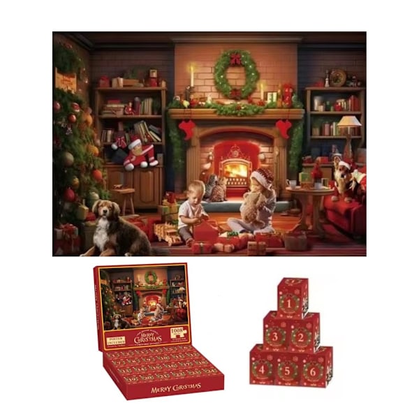 Advent Calendar - Puzzle 1008 Pieces - Christmas Calendar 2024 MultiColor yy