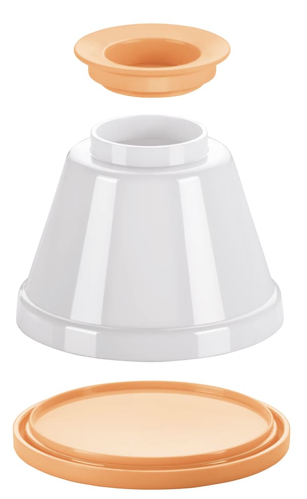 Panna cotta forme med låg, sæt med 4