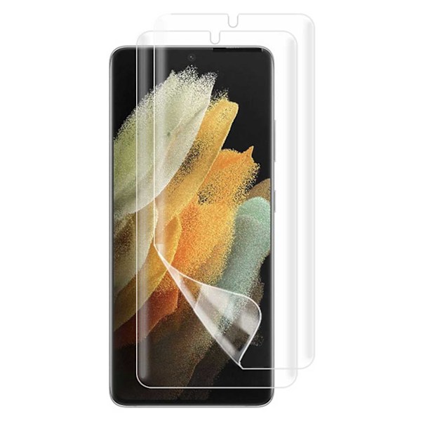 2-pak Samsung Skærmbeskytter Displaysbeskyttelse transparent
