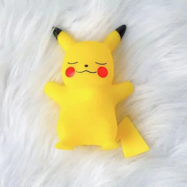 4 st Pikachu Liten Natt Mini Atmosfärslampa Sängbordsdekorationer 4 ST 4PCS