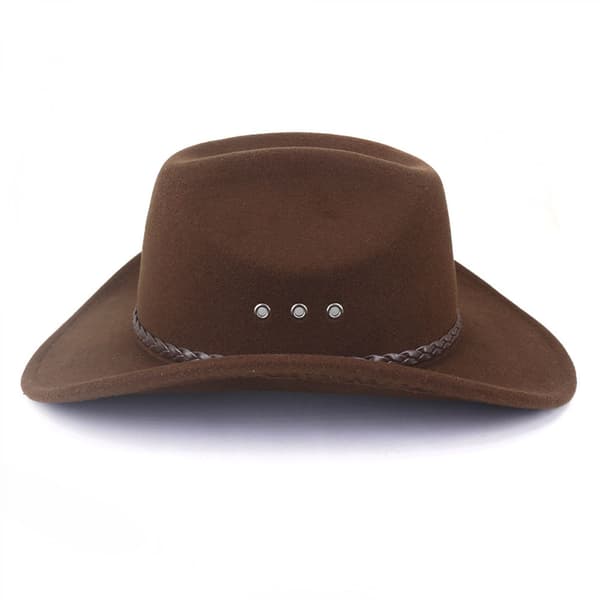 Cowboyhatt dame herre westernhatt bred brem stropp