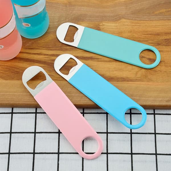 6 stk. Flat Flaskeåpner Ølåpner Bartender Tilbehør 6 Pcs