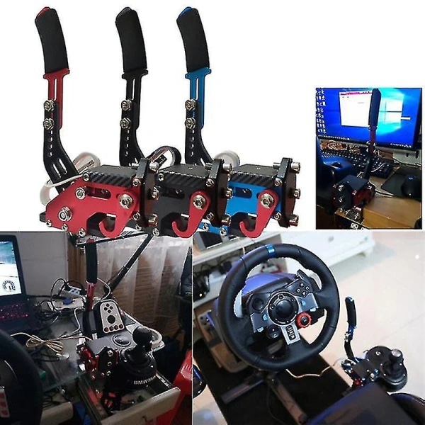 14-bit PC USB Handbroms Sim för Racingspel G27/g29 T500 FanatecOSW Dirt Rally-yzy [DmS] h blå