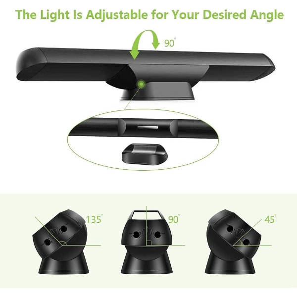 Väggläslampa Stick On Våningssäng Lampa Dimbar Touch Lights Magnetisk monterad under skåpbelysning Led ögonskydd Bordslampa