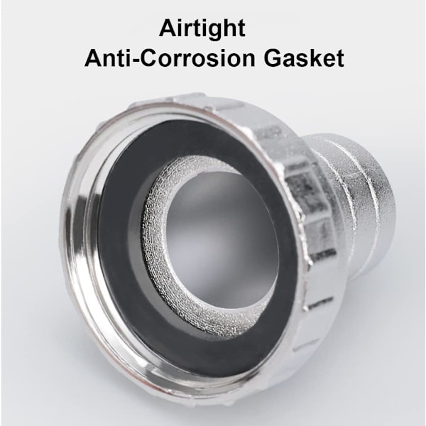 Tankadapter 1/2\" gjenget tilkobling, kran 1000L tankkran