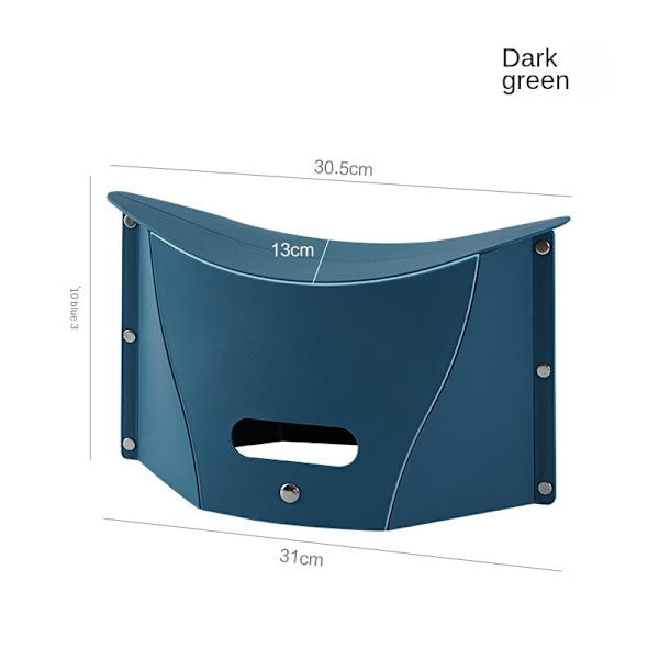 Vikbar Bärbar Camping Vandringsstol, Lättvikts Fällstol Resefest BBQ Tunnelbana Bibliotek Ryggsäck Utomhus Ultralätt Mini Dark Blue
