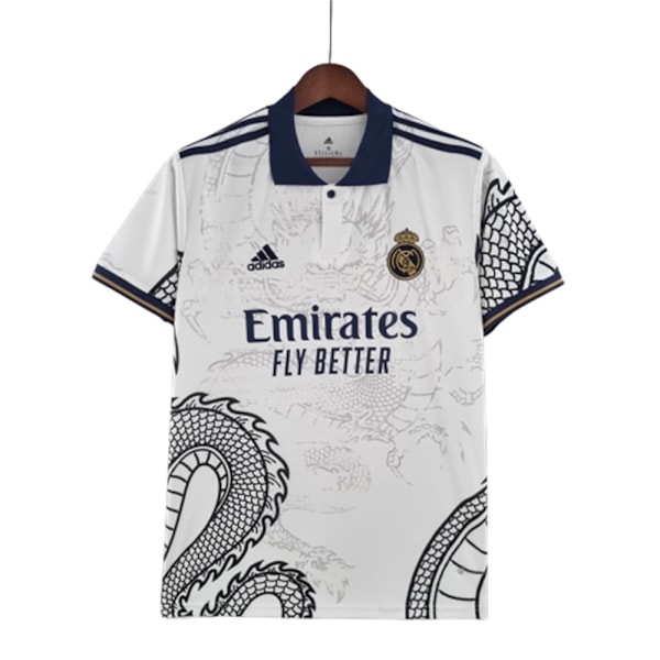 White Dragon Ungdom Pustende Fotballtrøye L