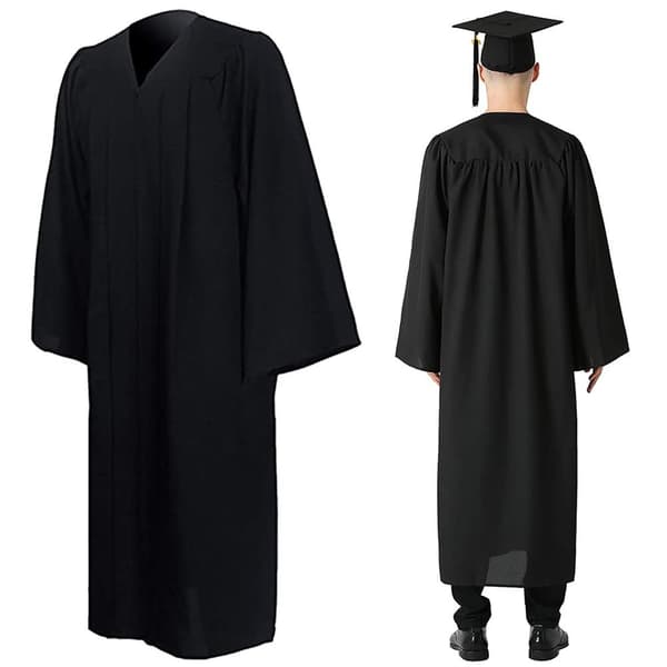 2025 Graduation Kjole Sett Mortarbrett Hatt 45