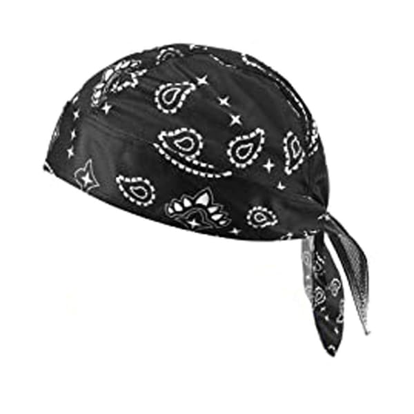 Svettresistent Doo Rag Kylande Dew Rag Hjälmfoder Stor Motorcykel Do Rags Huvudbonader Bandana Dödskallemössor A2