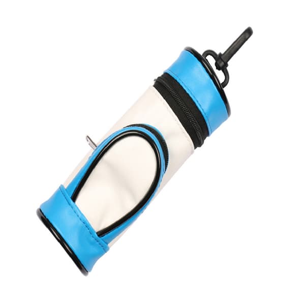 Golfbollhållare Bärbar Golf Tee Pouch Golfboll Förvaringsväska för Golfentusiaster blue