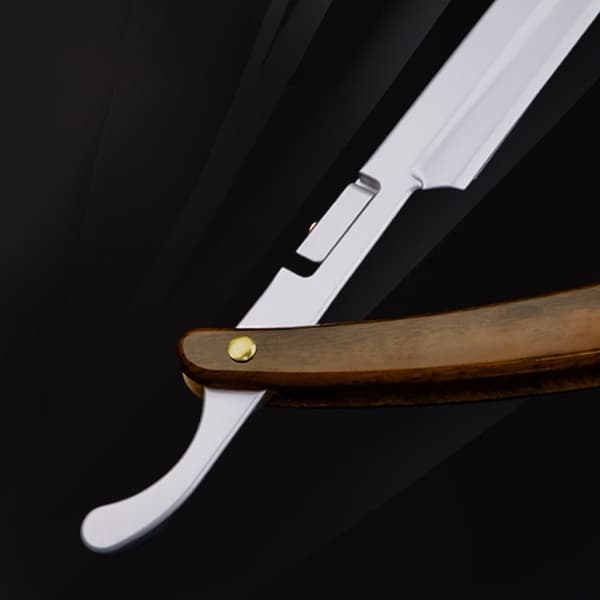 Barberkniv med lige kant, barberkniv til hår