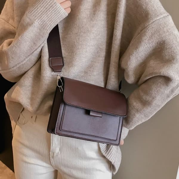 Crossbody Vesker Skuldervesker BRUN Brown