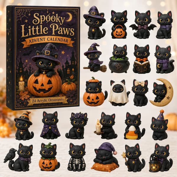 Halloween Ghost 26-dagers akryl blindboks julekalender