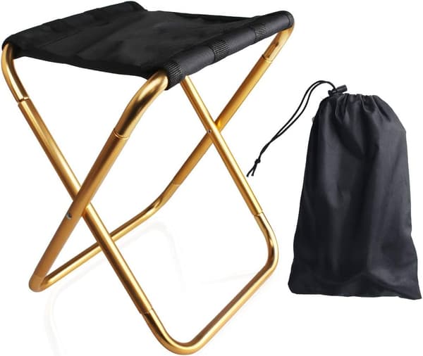 Foldestol Sammenklappelig Campingstol Udendørs Sammenklappelig 25,4 * 22 * 27 cm