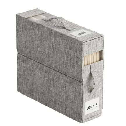 Multifunktionell hopfällbar förvaringslåda för sovrum för att organisera kläder, byxor och lakan. grey