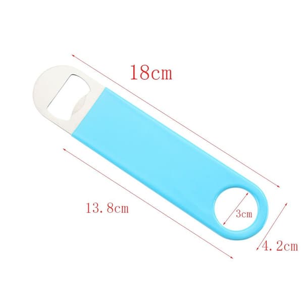 6 stk. Flat Flaskeåpner Ølåpner Bartender Tilbehør 6 Pcs