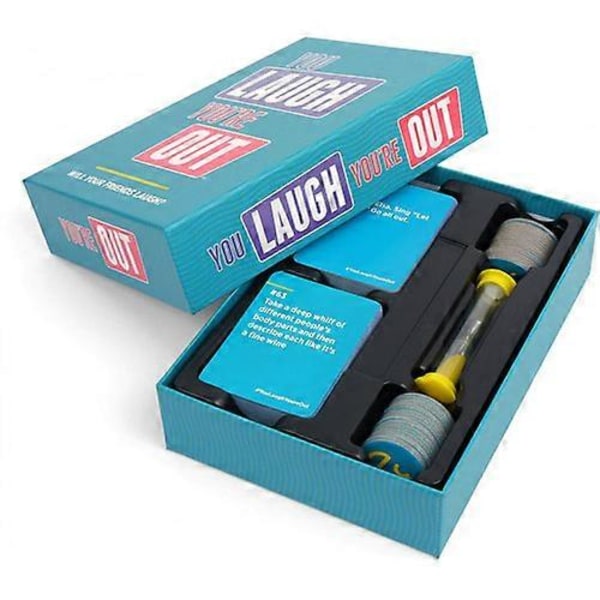 You Laugh You're Out Party Spil - Hylende morsomt og underholdende partyspil for alle