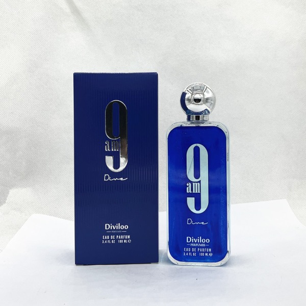 AFNAN 21:00 för män Eau de Parfum Spray, 3,4 ounce blå blue