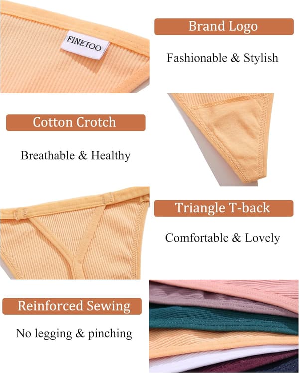 10 kpl säädettäviä string-alushousuja naisille, seksikkäät alusvaatteet Seta-10pack Seta-10pack Seta-10pack S