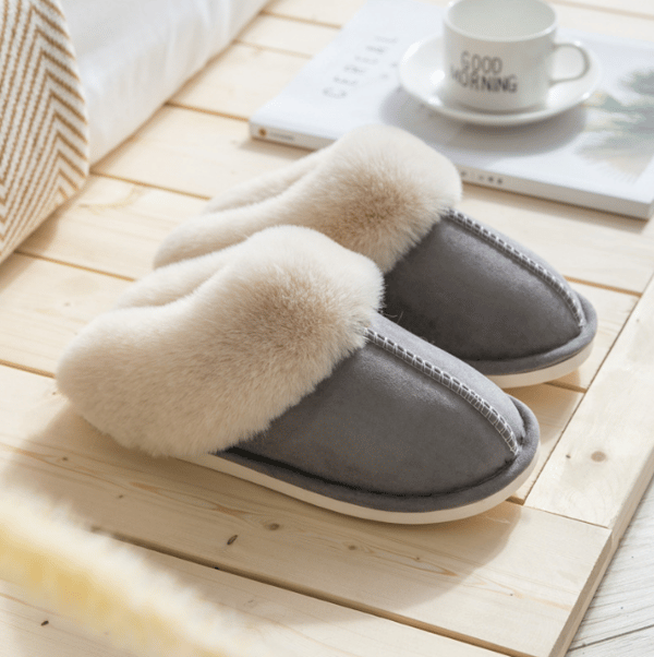 Naisten tossut Memory Foam pehmeät tossut harmaa grey 8.5