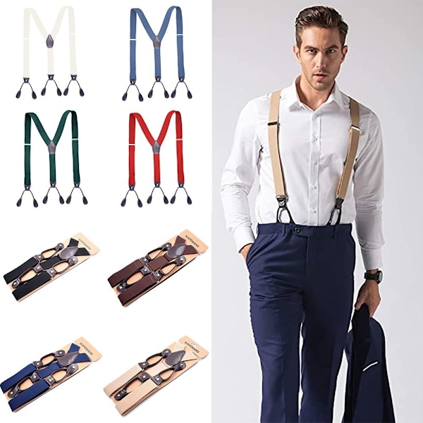 Suspenders Elastiske Suspenders RØD - spot sales Red