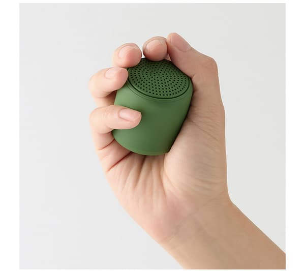 Mini Macaron Bærbar Trådløs Bluetooth Højttaler – Skrivebordslyd med Dyb Bas green