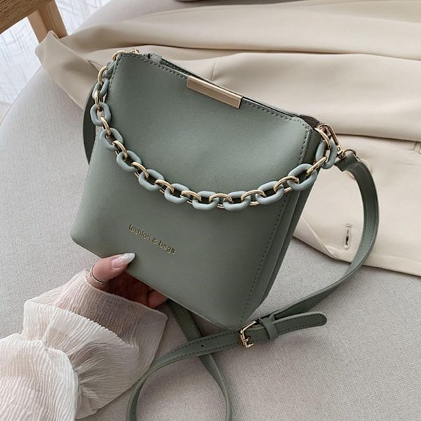 Damhandväskor Messenger Crossbody Väska Vit white