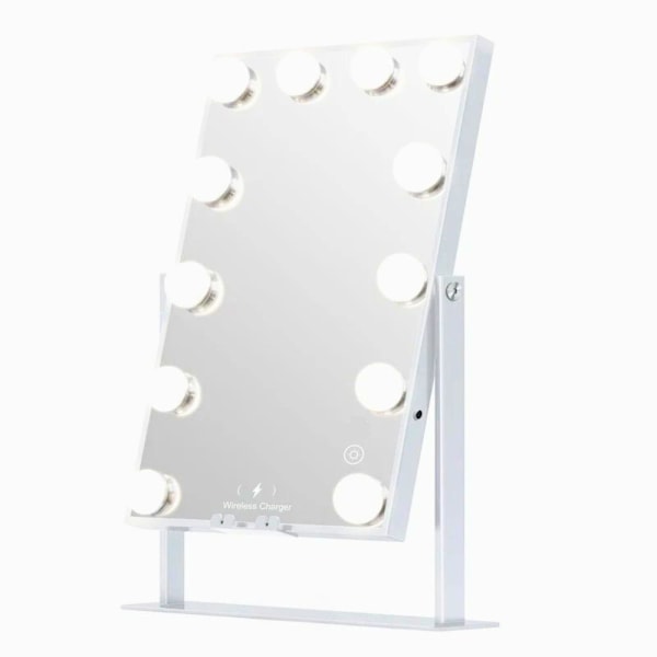 Hollywood Make-up spejl med lys 360° roterbar 36.5 x 47 – Perfekt