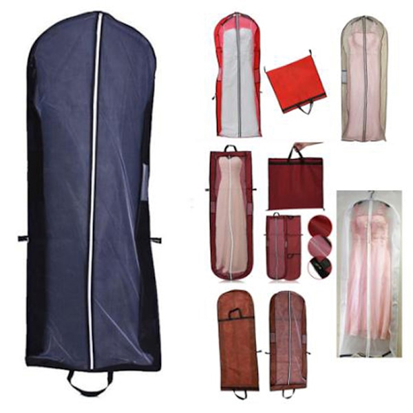 Brudekjole Støvbeskyttelse Kjole Cover Tøj Cover Rød Red 150CM